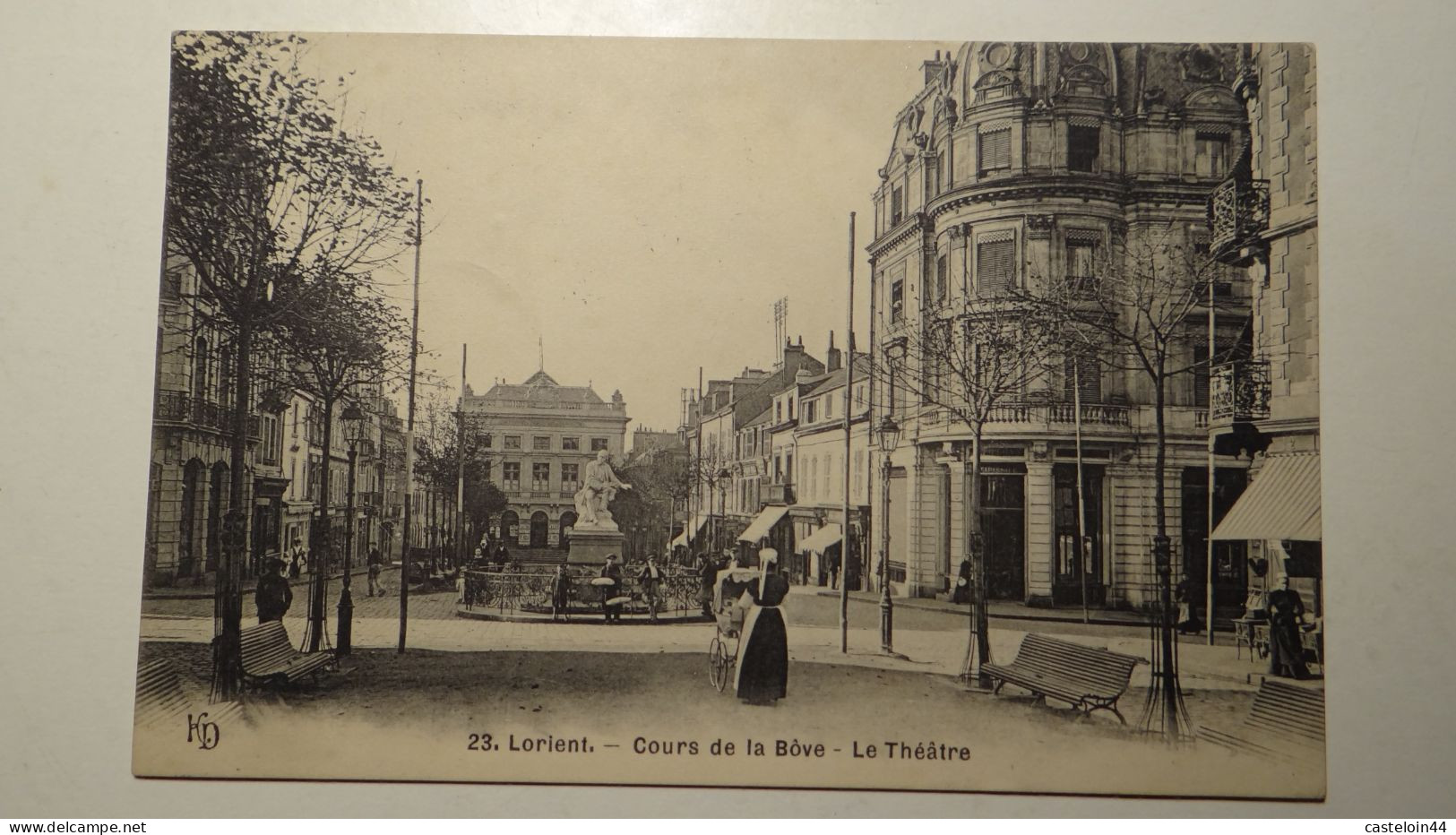 2024 3MARS LORIENT  Cours De La BÖVE Le Théatre 1912 - Lorient