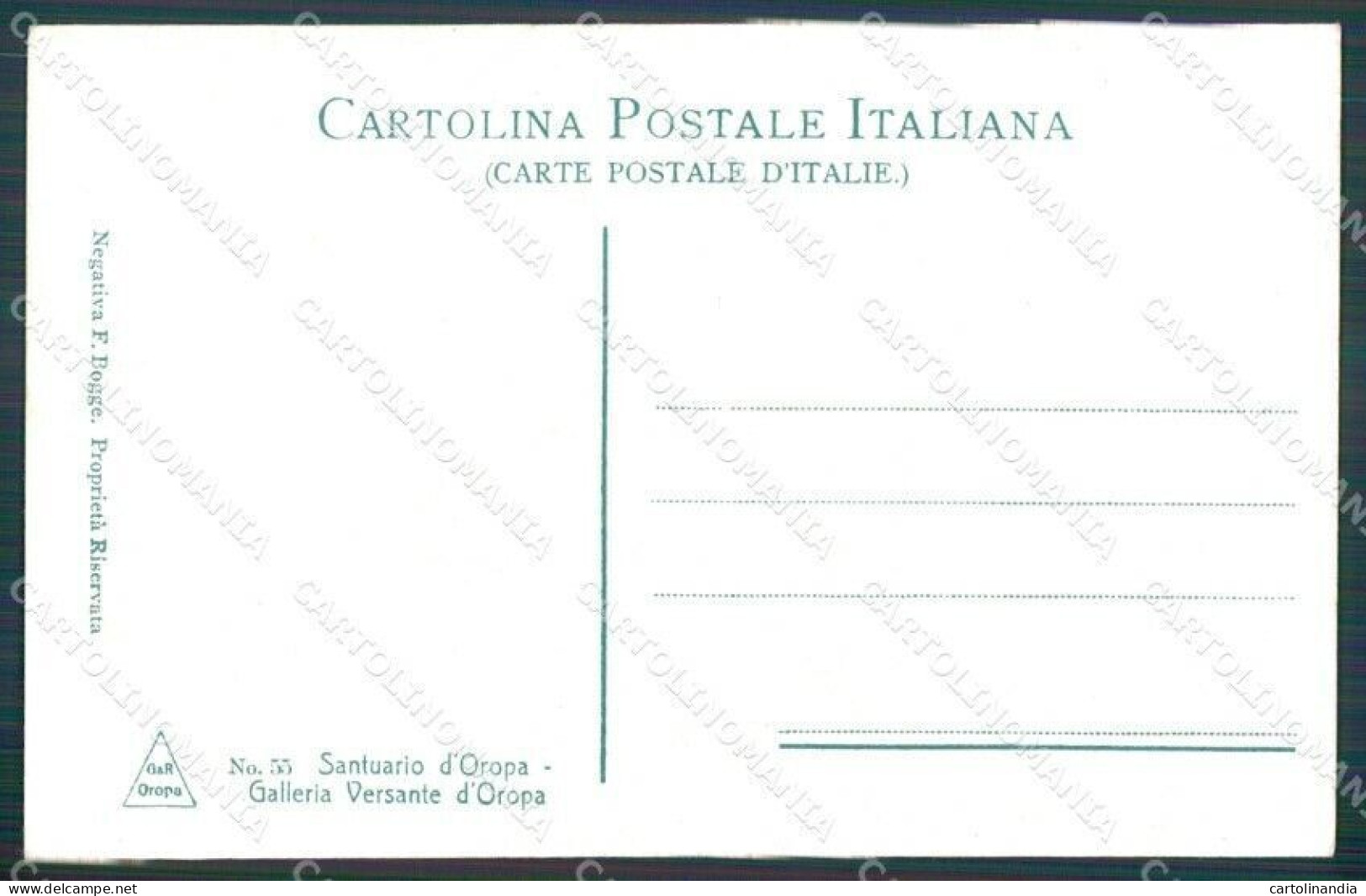 Biella Oropa Galleria Cartolina MT1097 - Biella