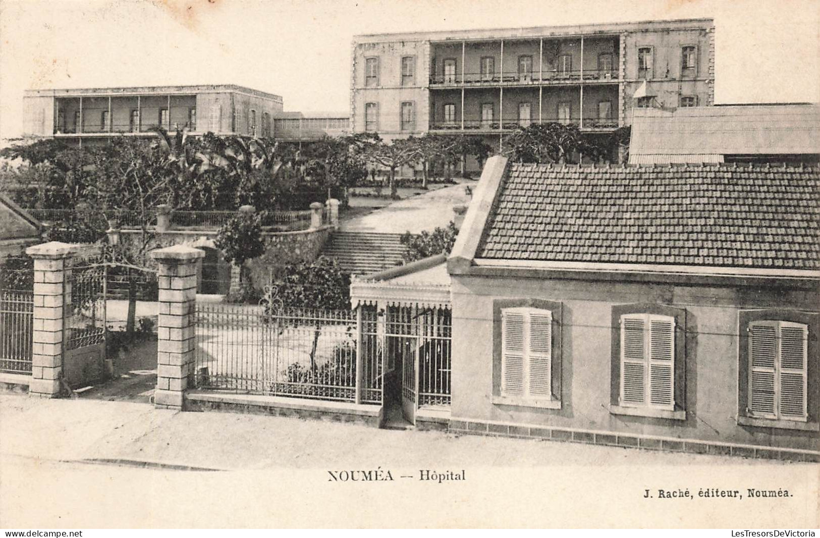 FRANCE - Nouvelle Calédonie - Nouméa - Centre Hospitalier Territorial Gaston Bourret - J Raché - Carte Postale Ancienne - Nouvelle Calédonie