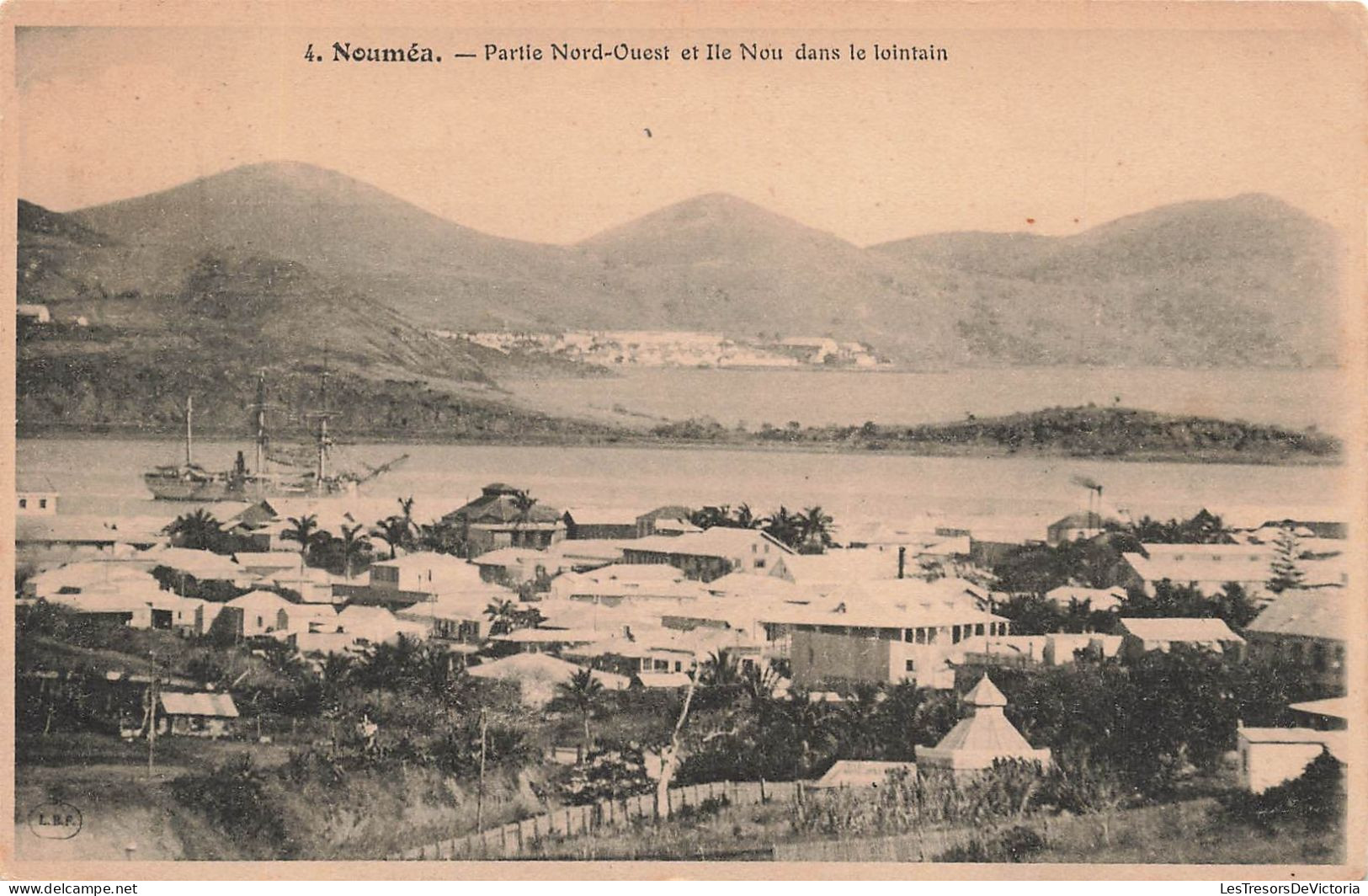 FRANCE - Nouvelle Calédonie - Nouméa - Partie Nord Ouest Et Ile Nou Dans Le Lointain - Carte Postale Ancienne - Nouvelle Calédonie