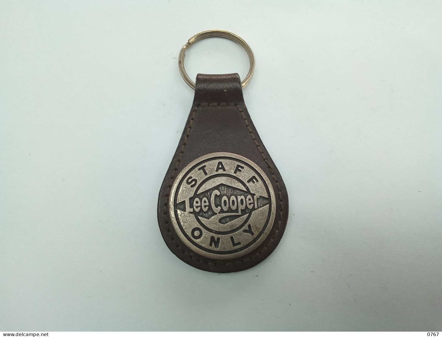 Porte Clé Clef Cles Clefs Lee Cooper Métal Sur Cuir Vintage  (bazarcollect28) - Key-rings