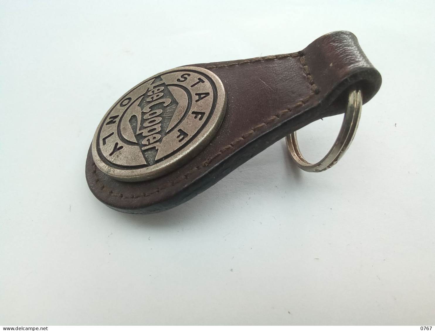 Porte Clé Clef Cles Clefs Lee Cooper Métal Sur Cuir Vintage  (bazarcollect28) - Key-rings