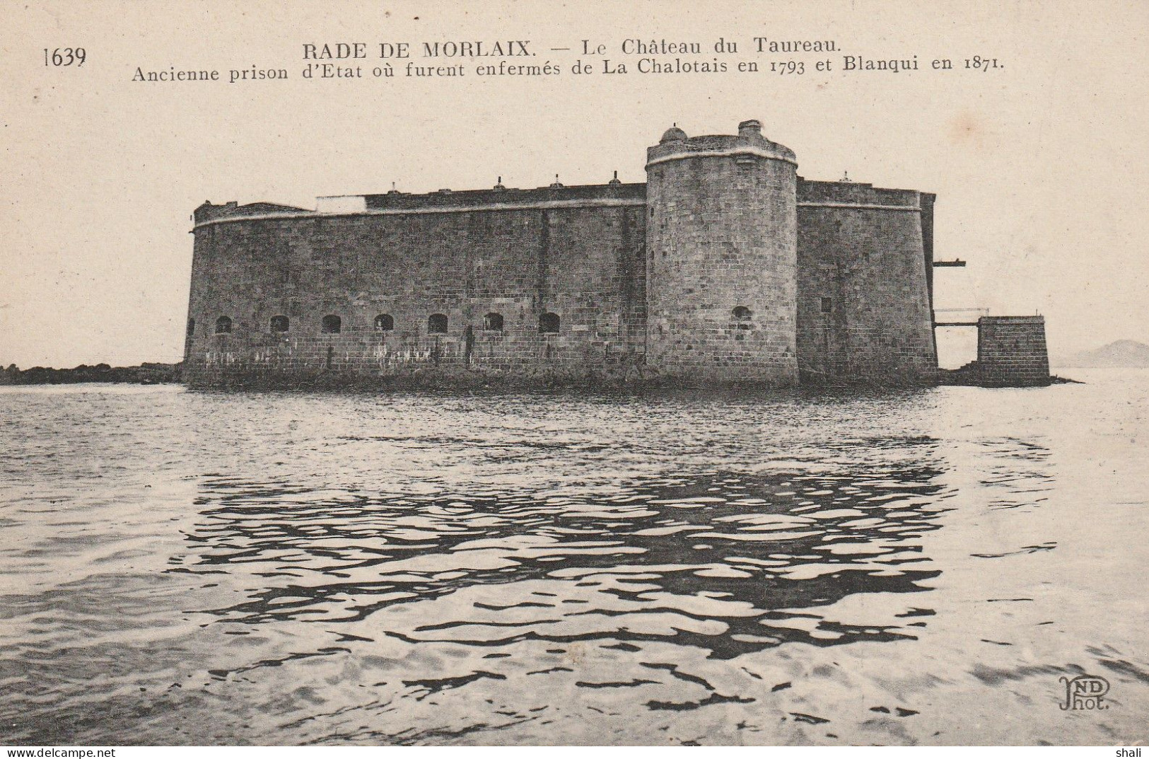 CPA RADE DE MORLAIX LE CHATEAU DU TAUREAU - Morlaix