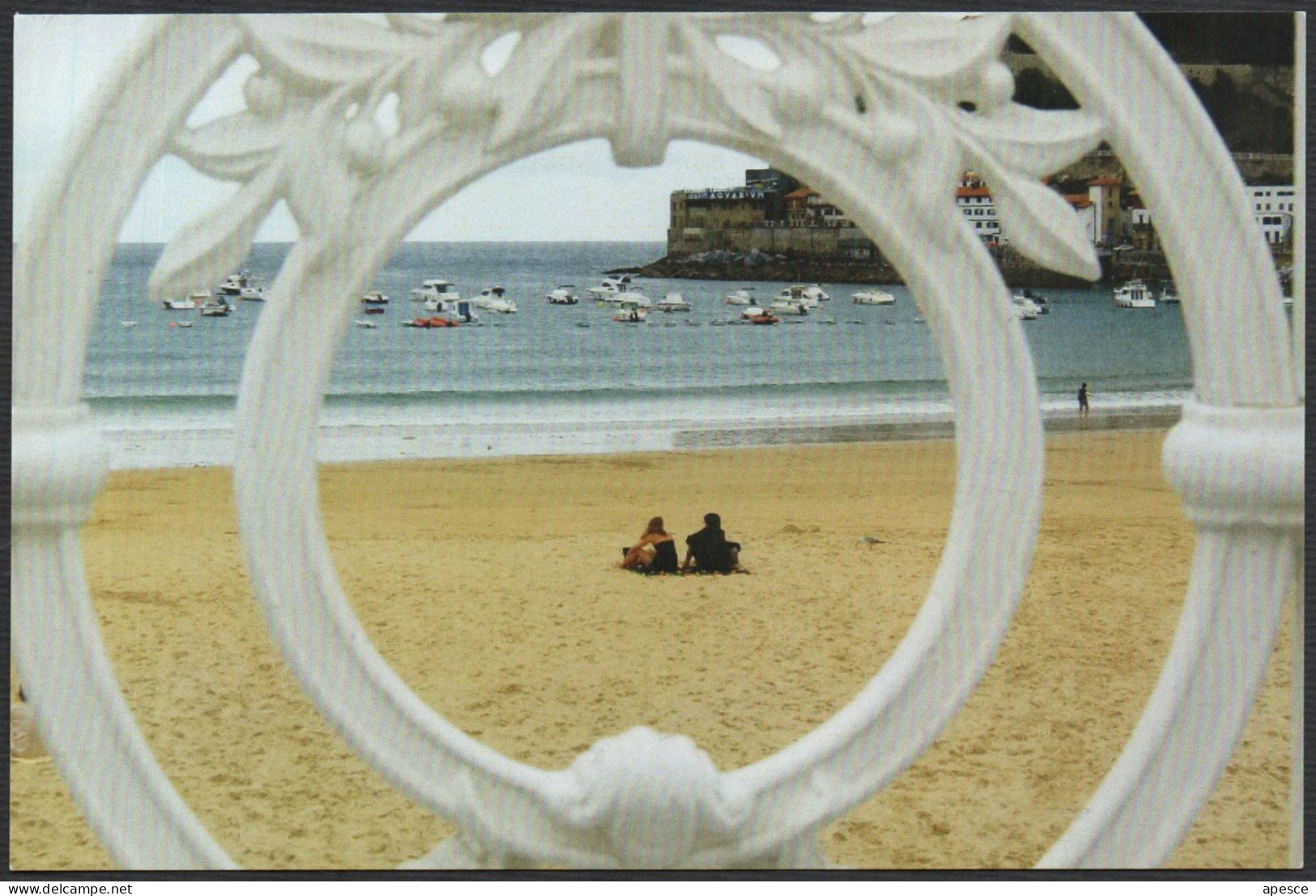 ESPAÑA - SAN SEBASTIAN - PLAYA DE LA CONCHA Y BALAUSTRADA - I - Autres & Non Classés