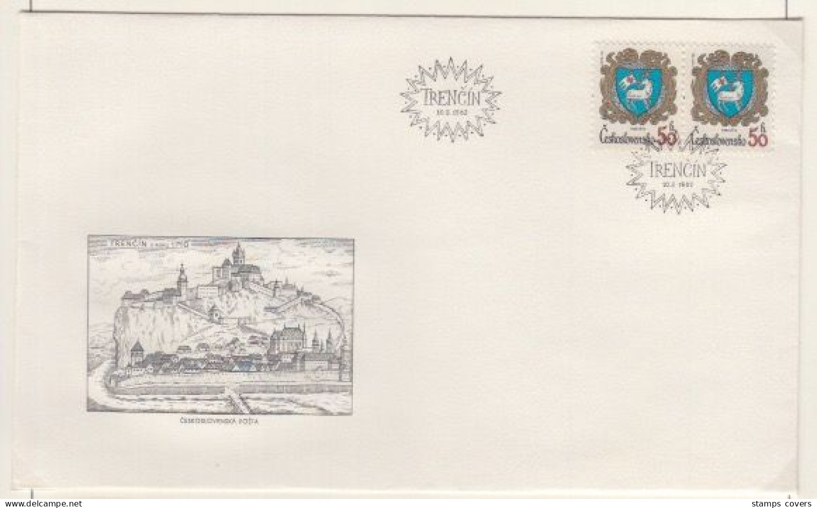 CESKOSLOVENSKO FDC MICHEL 2651/54 Armoiries - FDC