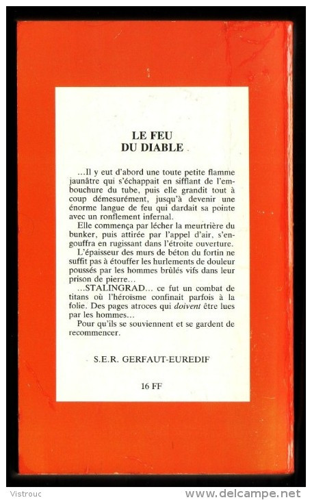 " LE FEU DU DIABLE ", De Boris ORLOFF -  Coll. GERFAUT Guerre  N° 466. - Actie