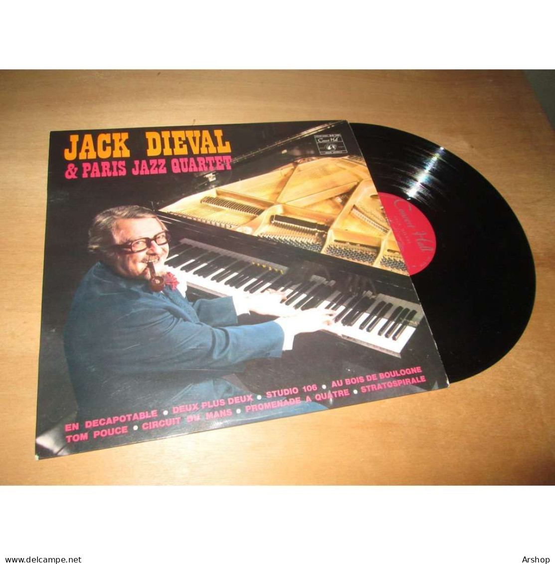 JACK DIEVAL & PARIS JAZZ QUARTET Daniel HUMAIR / Michel GUERIN & CONCERT HALL SJS 1306 Lp - Jazz