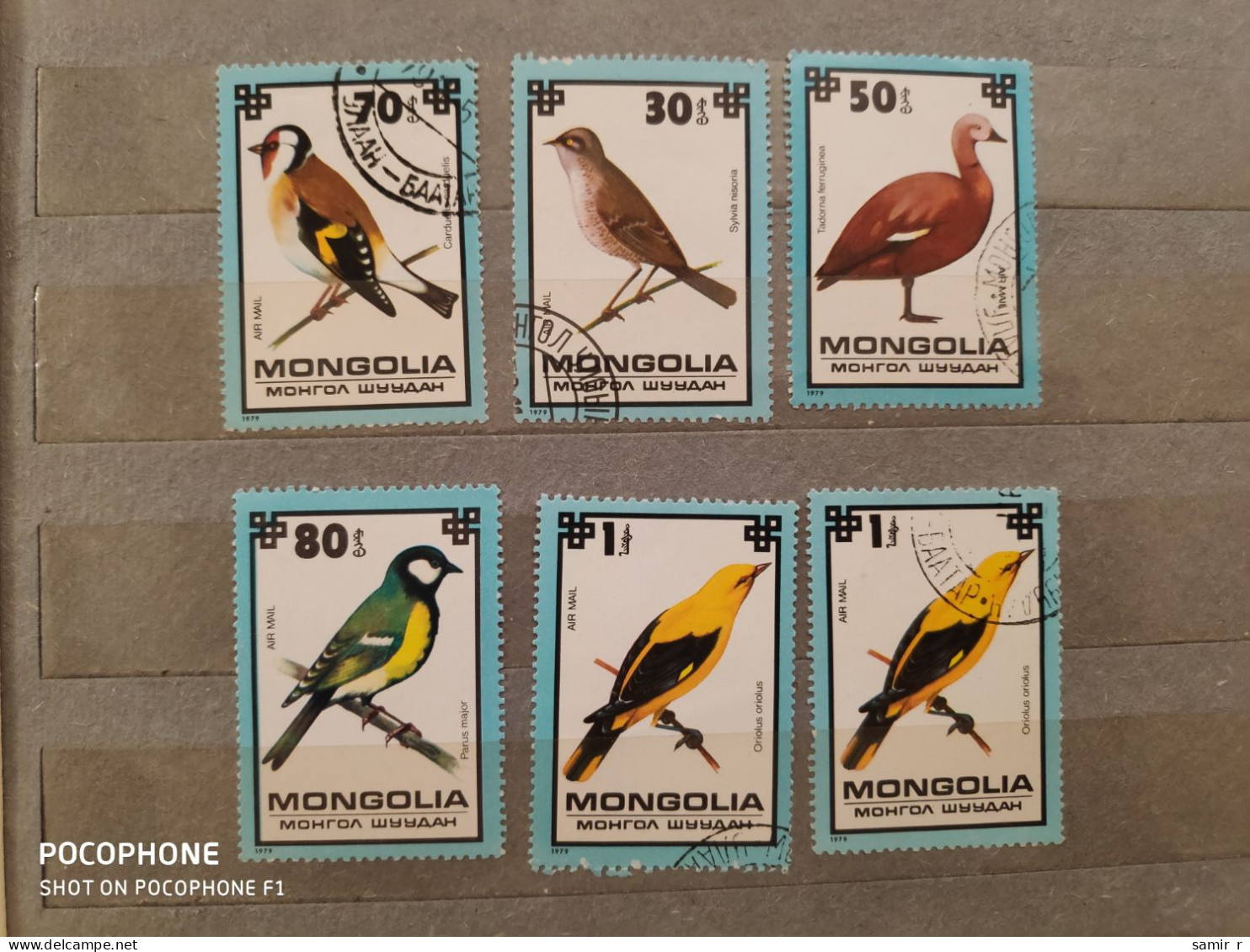 1979	Mongolia	Birds (F87) - Mongolia