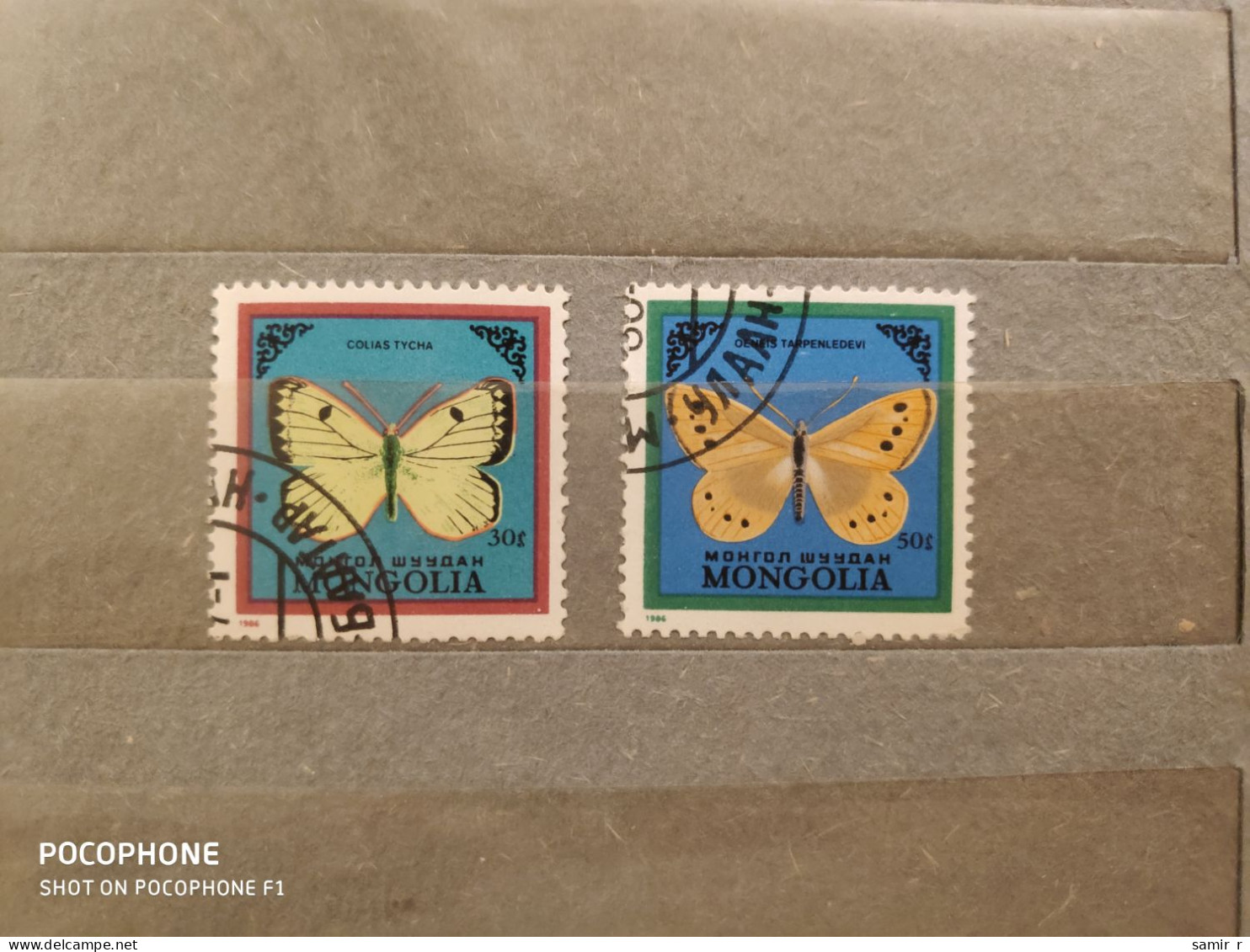 1986	Mongolia	Butterflies (F87) - Mongolia