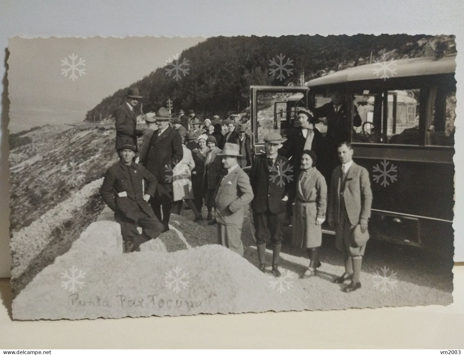 Croatia Rijeka Fiume Italian Occupation Old Bus. Trip To Motovun. Gita A Montona. - Croazia