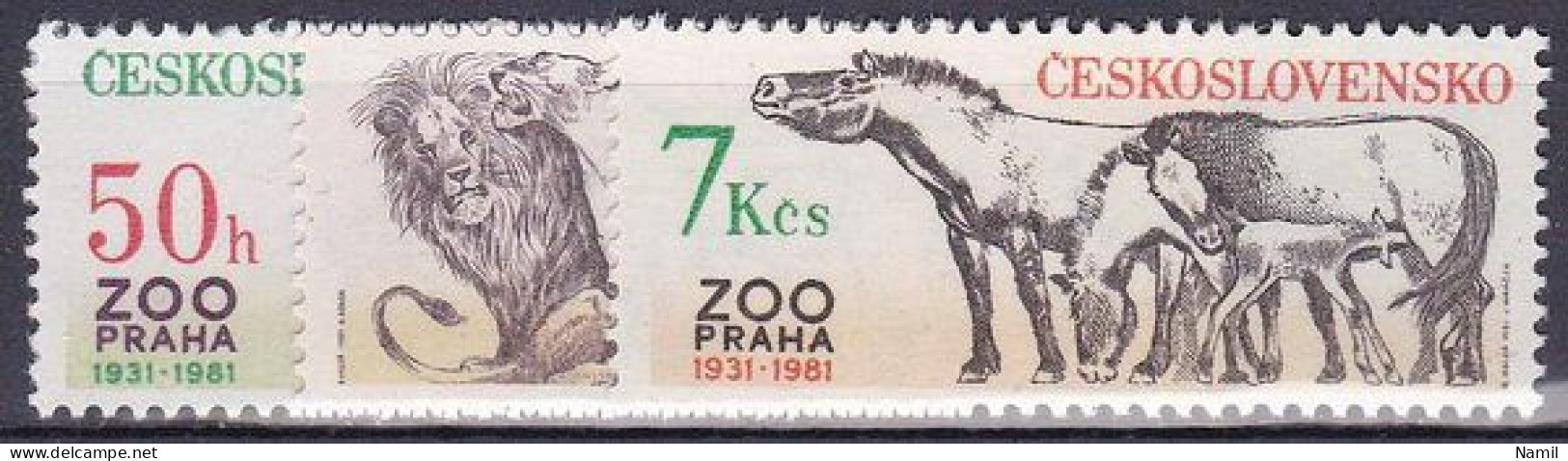 ** Tchécoslovaquie 1981 Mi 2635-7 (Yv 2458-60), (MNH)** - Unused Stamps