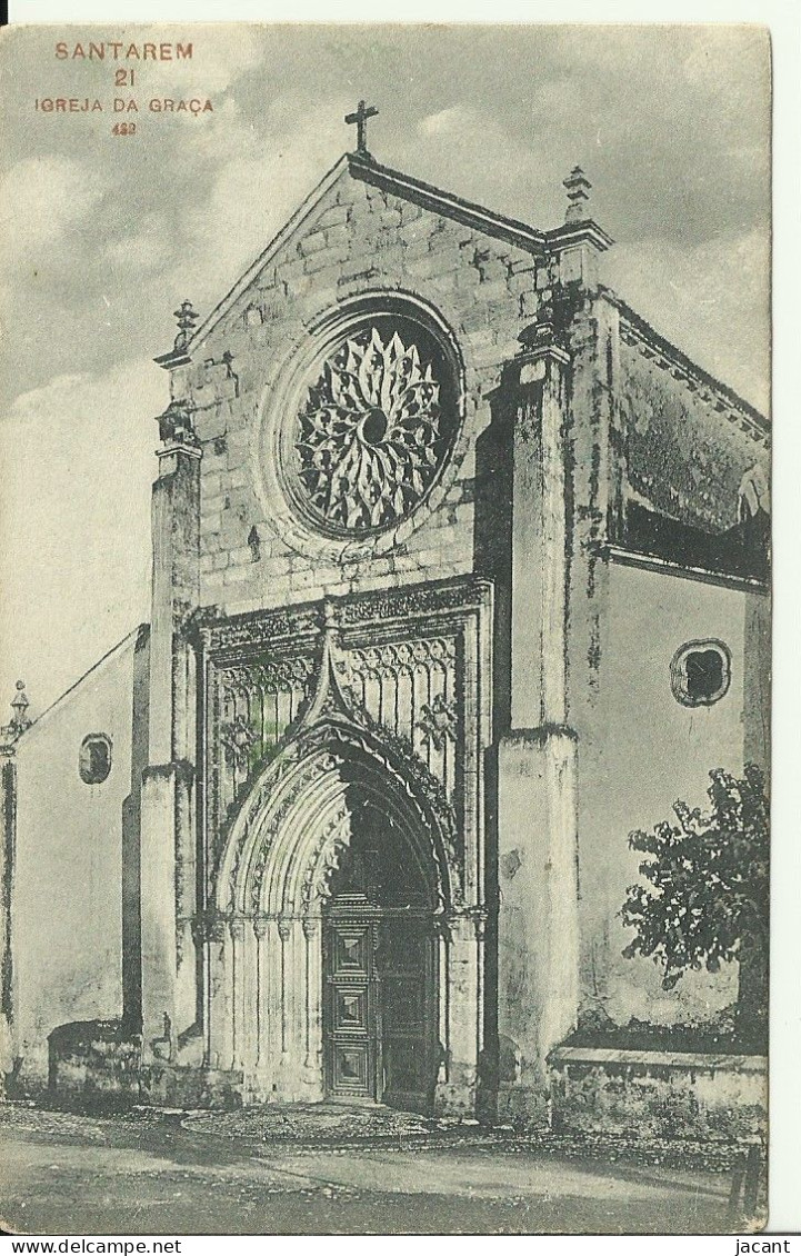 Portugal - Santarem - Igreja Da Graça - 2 Scans - Santarem