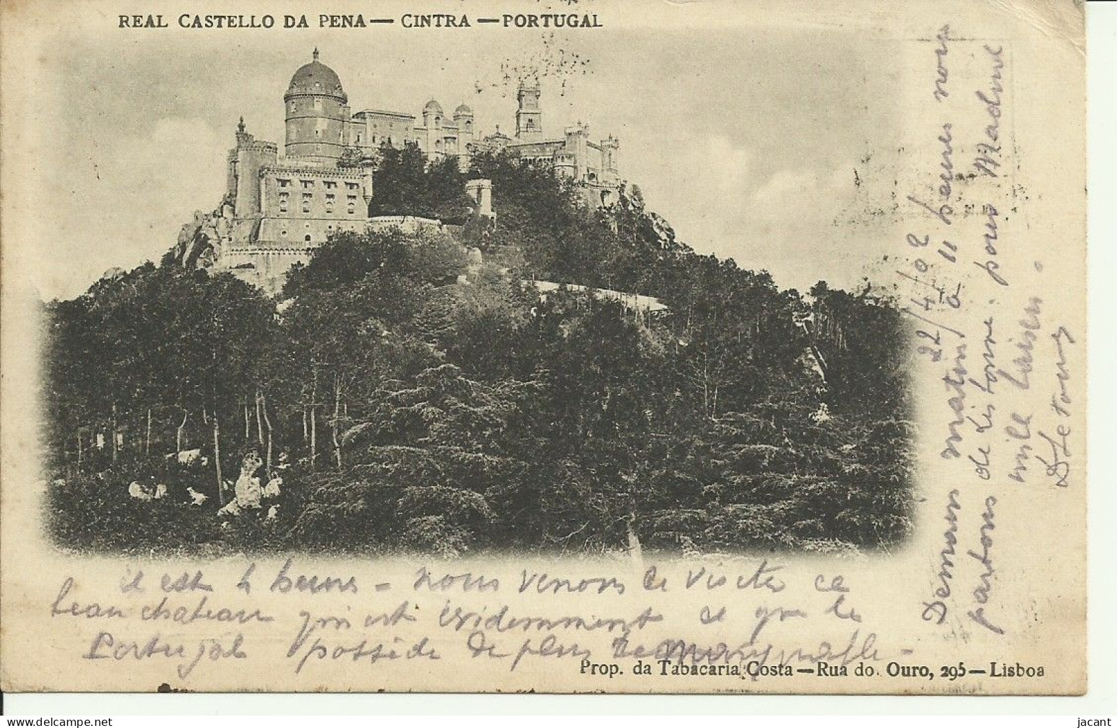 Portugal - Sintra - Cintra - Real Castello Da Pena - Precurseur - 2 Scans - Lisboa