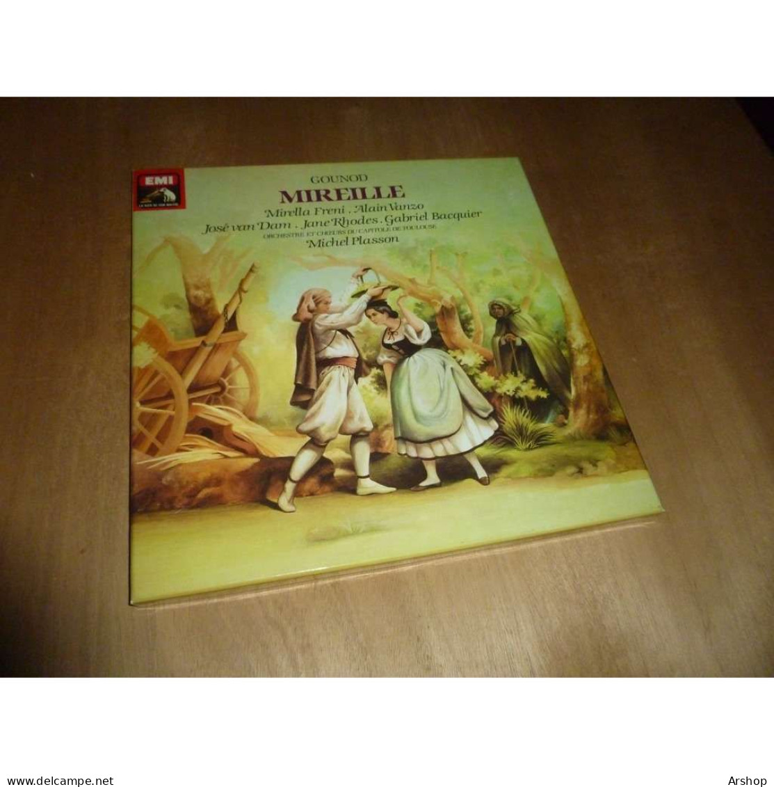 MIRELLA FRENI / ALAIN VANZO / MICHEL PLASSON Mireille GOUNOD La Voix De Son Maitre COFFRET 3 Disques & Livret - Opéra & Opérette