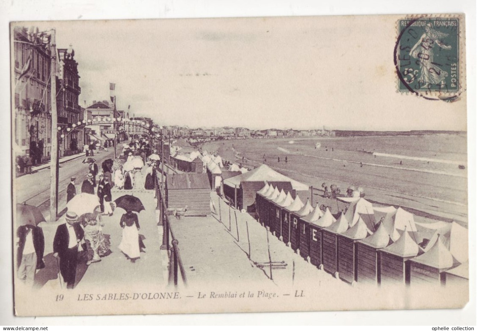 France - 85 - Les Sables D'Olonne - Le Remblai Et La Plage - 6471 - Noirmoutier