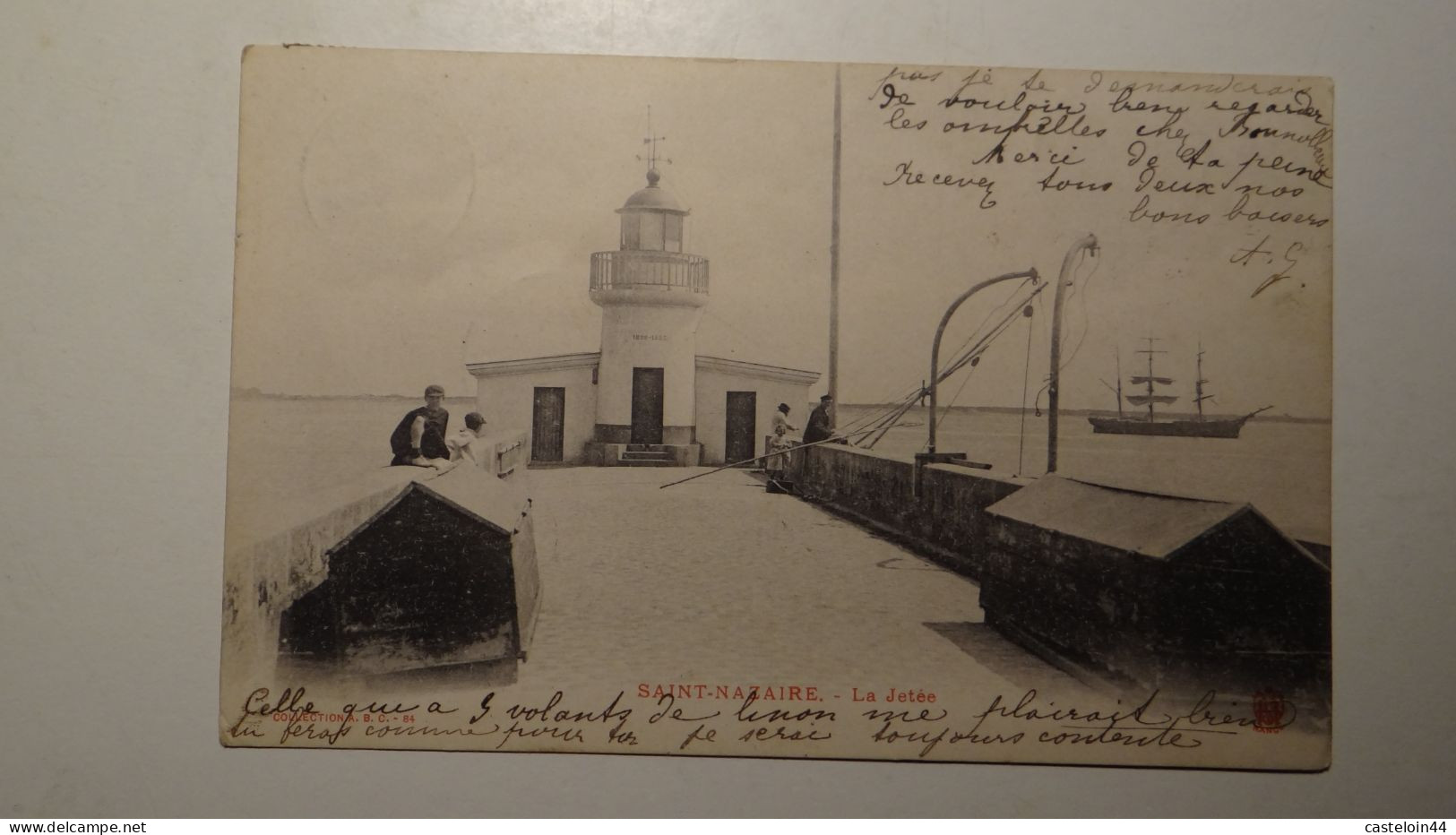 2024 3MARS   SAINT NAZAIRE  La Jetée Le Phare 1905 - Saint Nazaire