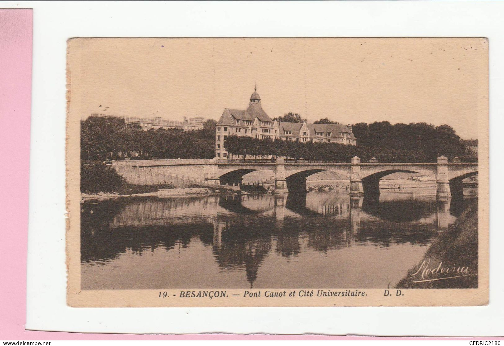 BESANCON PONT CANOT ET CITE UNIVERSITAIRE - Besancon