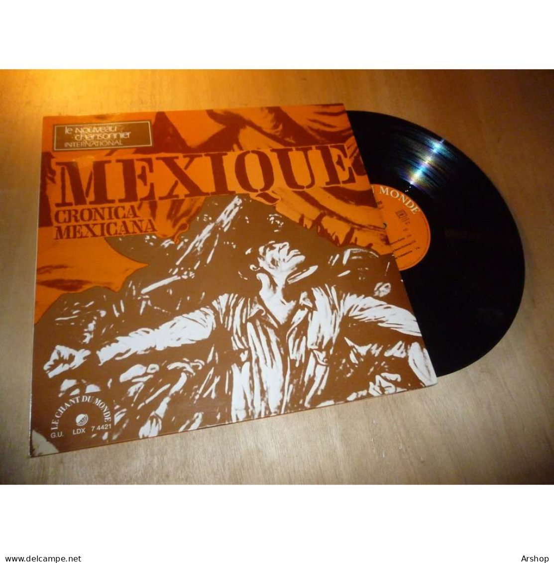 JUDITH REYES Cronica Mexicana CHANSON FOLK MEXIQUE - LE CHANT DU MONDE LDX 74421 Lp - Wereldmuziek