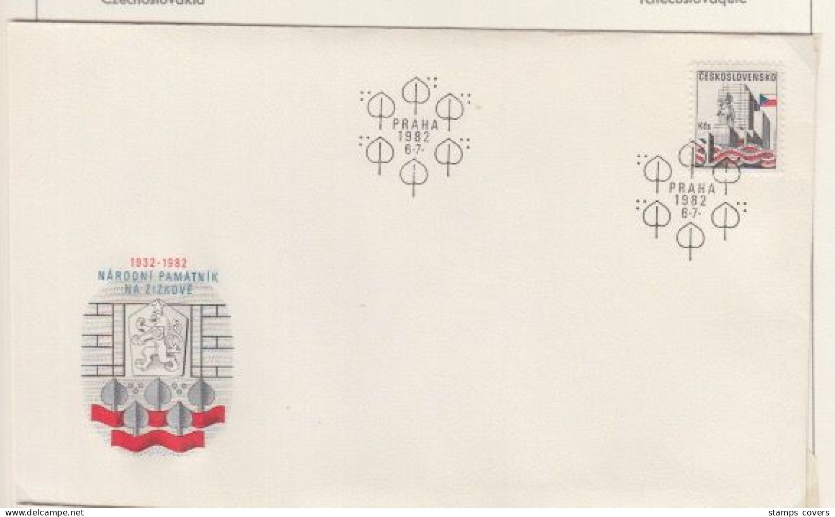 CESKOSLOVENSKO FDC MICHEL 2667/68 & 2669 Lidice & Praha - FDC