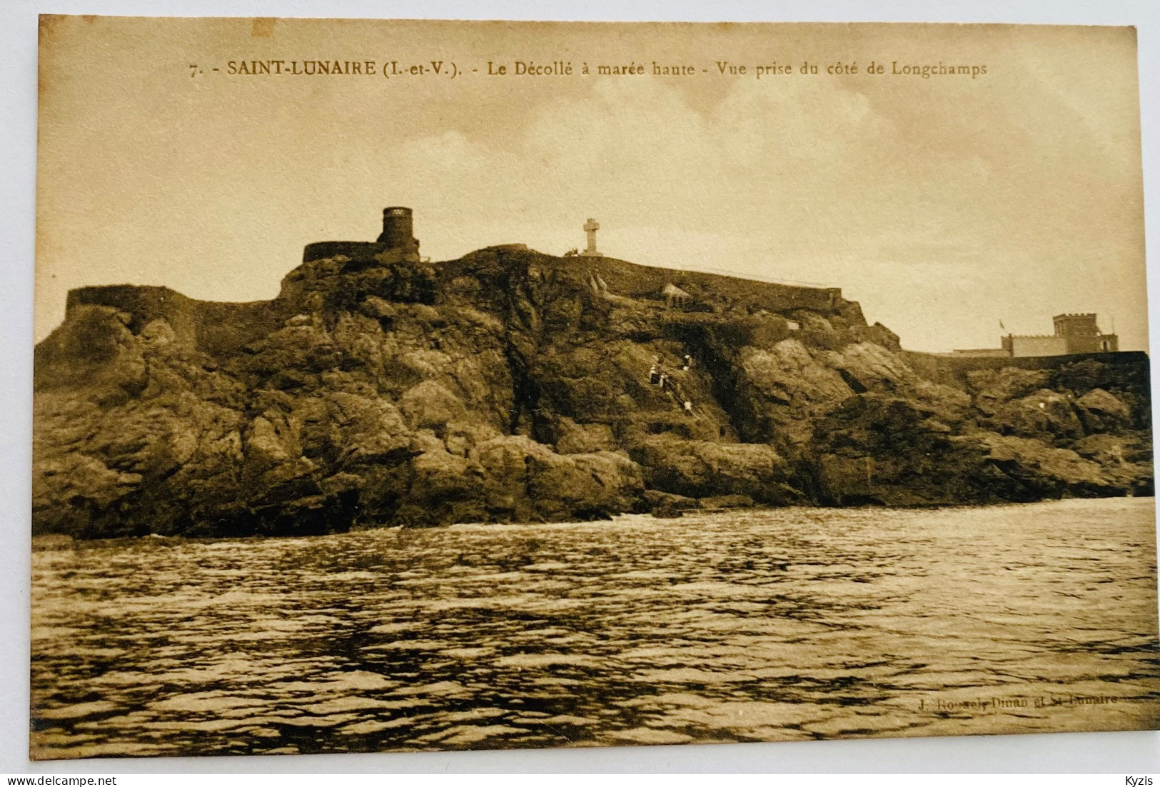 CPA - SAINT LUNAIRE - Le Décollé à Marée Haute - Vue Prise Du Côté De Longchamps - Saint-Lunaire