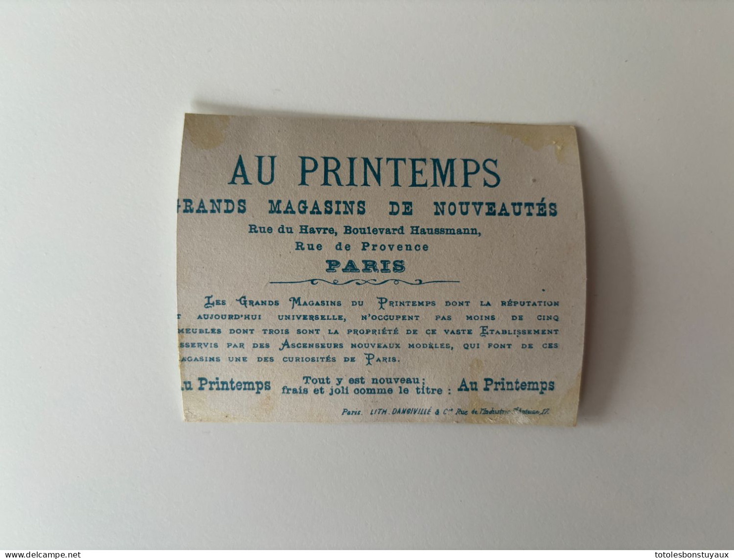 Ticket De Chaise Au Printemps Imp Dangiville Bon De Chaise Couple Pêcheur Ligne Canne à Pêche Fille Rivière - Autres & Non Classés