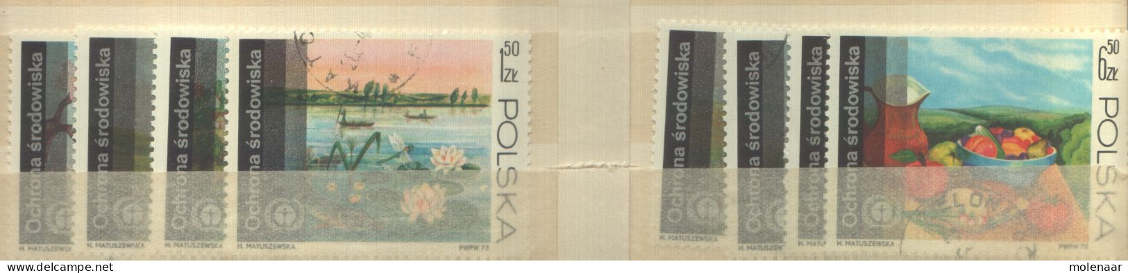 Postzegels > Europa > Polen > 1944-.... Republiek > 1971-80 > Gebruikt No. 2262-2269 (12091) - Oblitérés