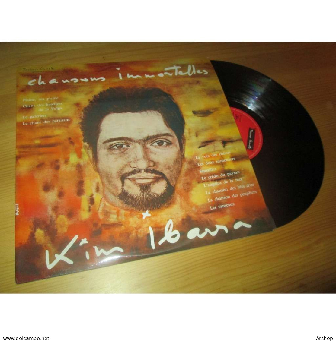 KIM IBARRA Chansons Immortelles JACQUES CANETTI 48843 Lp - Otros - Canción Francesa