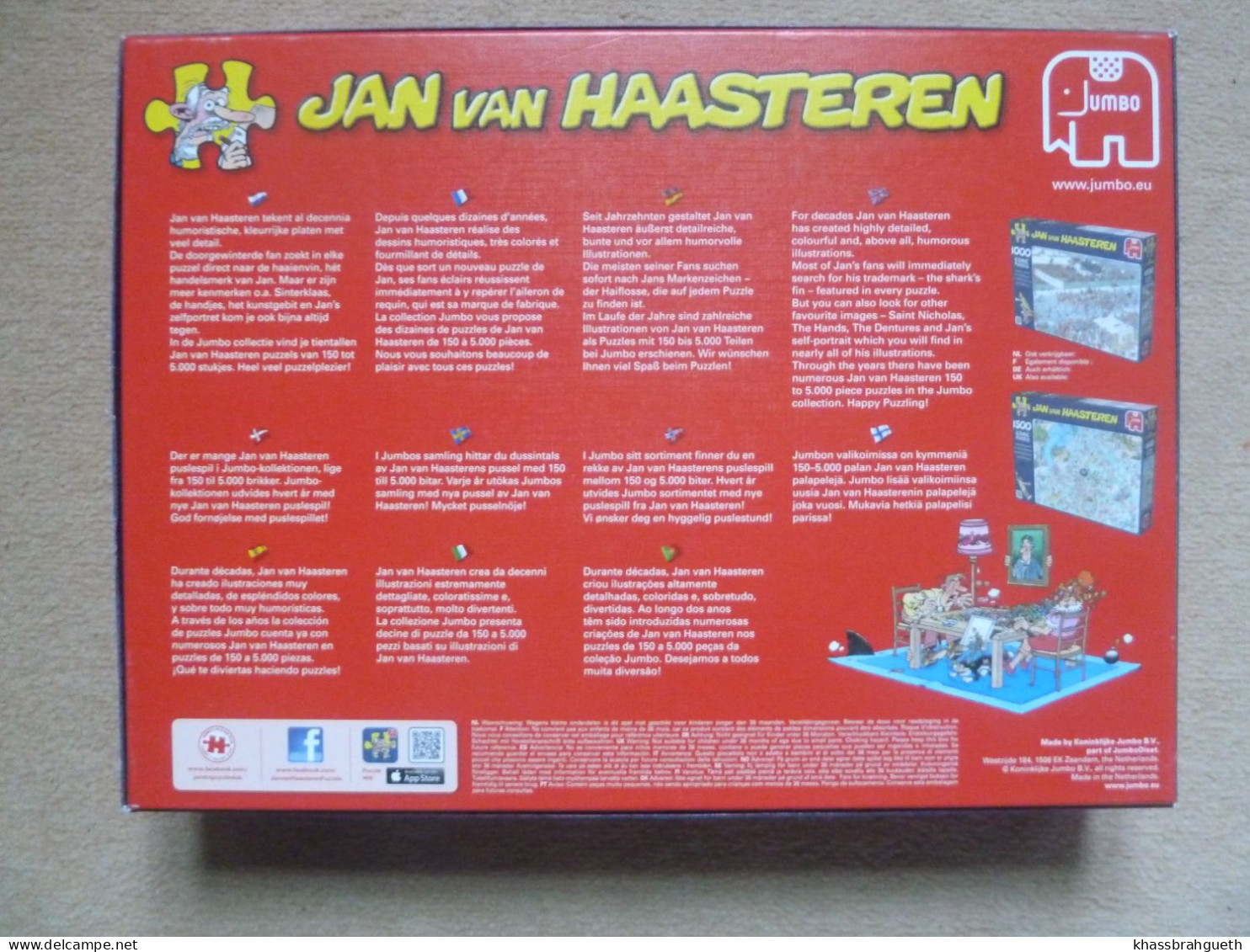 PUZZLE JUMBO -  JAN VAN HAASTEREN (1000 P) NOËL - Puzzles