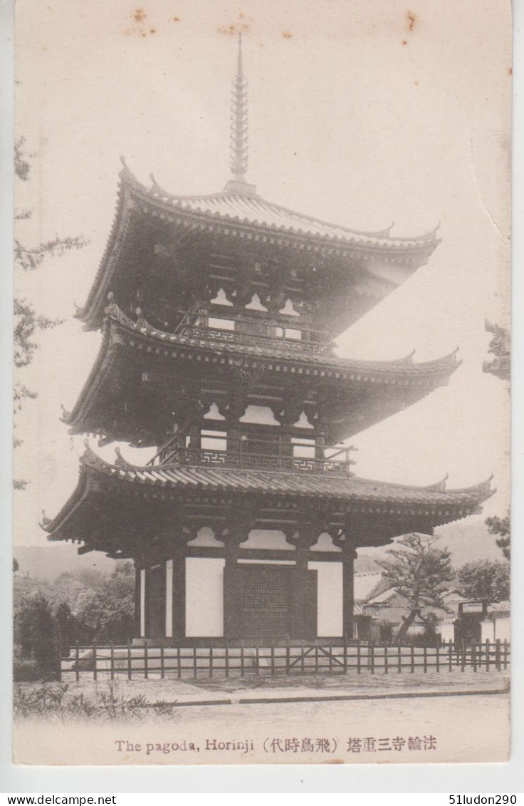 CPA Précurseur Japan / Japon - Horinji - The Pagoda - Autres & Non Classés