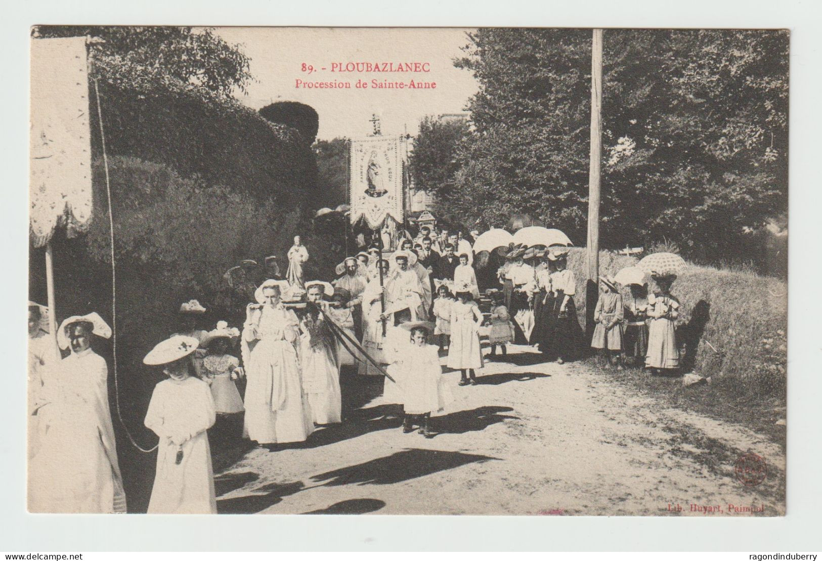 CPA - 22 - PLOUBAZLANEC - Procession De Sainte-Anne - Bel état Voy En 1909 - Ploubazlanec