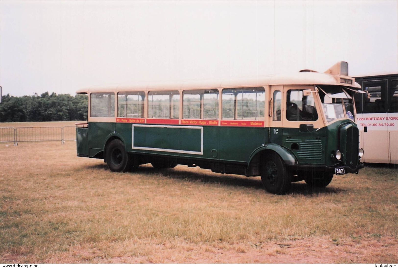 BUS AUTOBUS  AUTOCAR PARISIEN  BOURSE ETOILE PASSY MAIRIE DU  XVIe PHOTO ORIGINALE 15 X 10 CM - Auto's