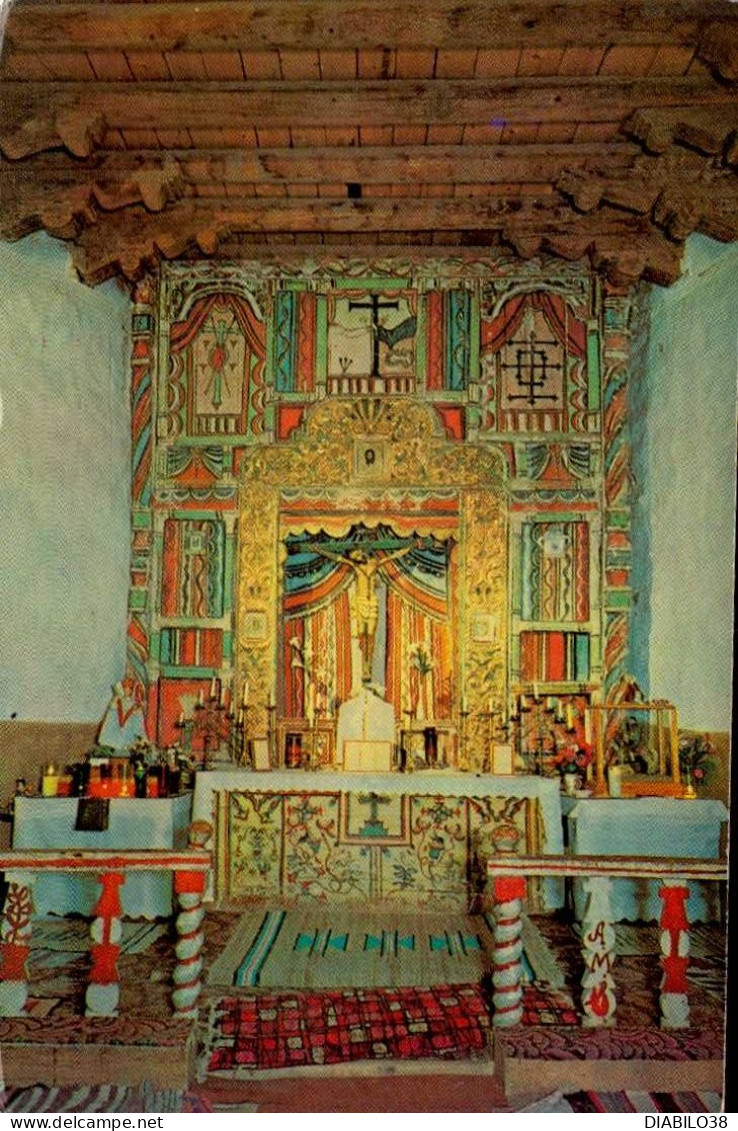 MAIN ALTAR OF EL SANTUARIO   ( ETATS-UNIS _ NOUVEAU MEXIQUE ) - Altri & Non Classificati