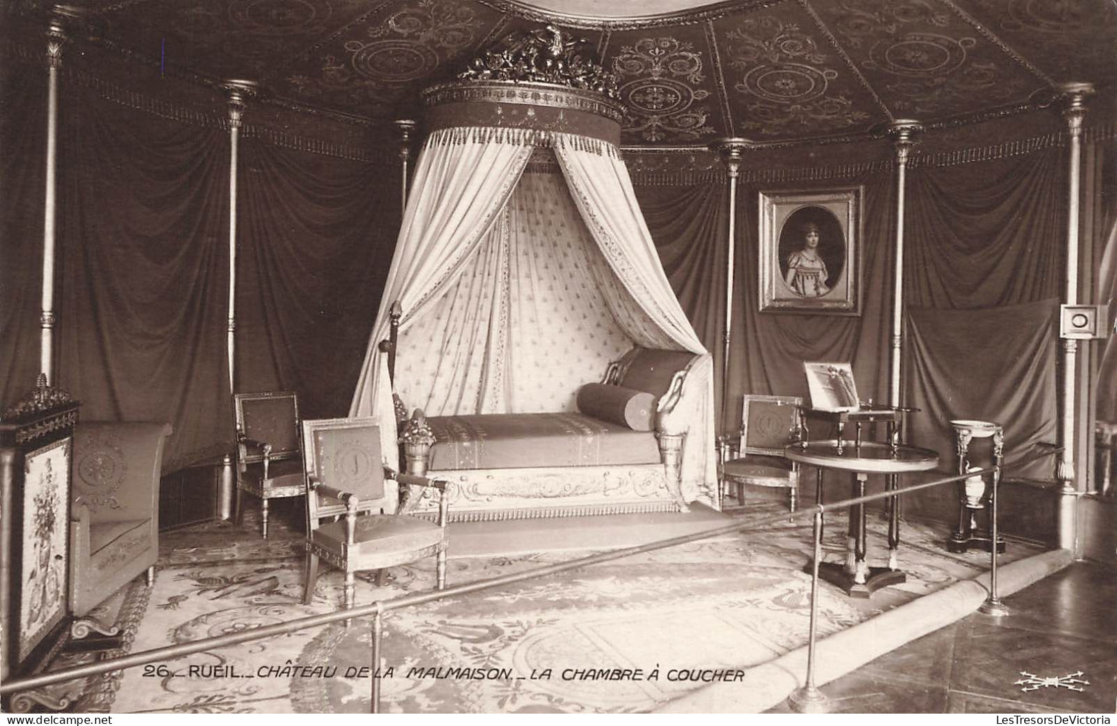 FRANCE - Rueil - Château De La Malmaison - La Chambre à Coucher - Vue De L'intérieure - Carte Postale Ancienne - Rueil Malmaison