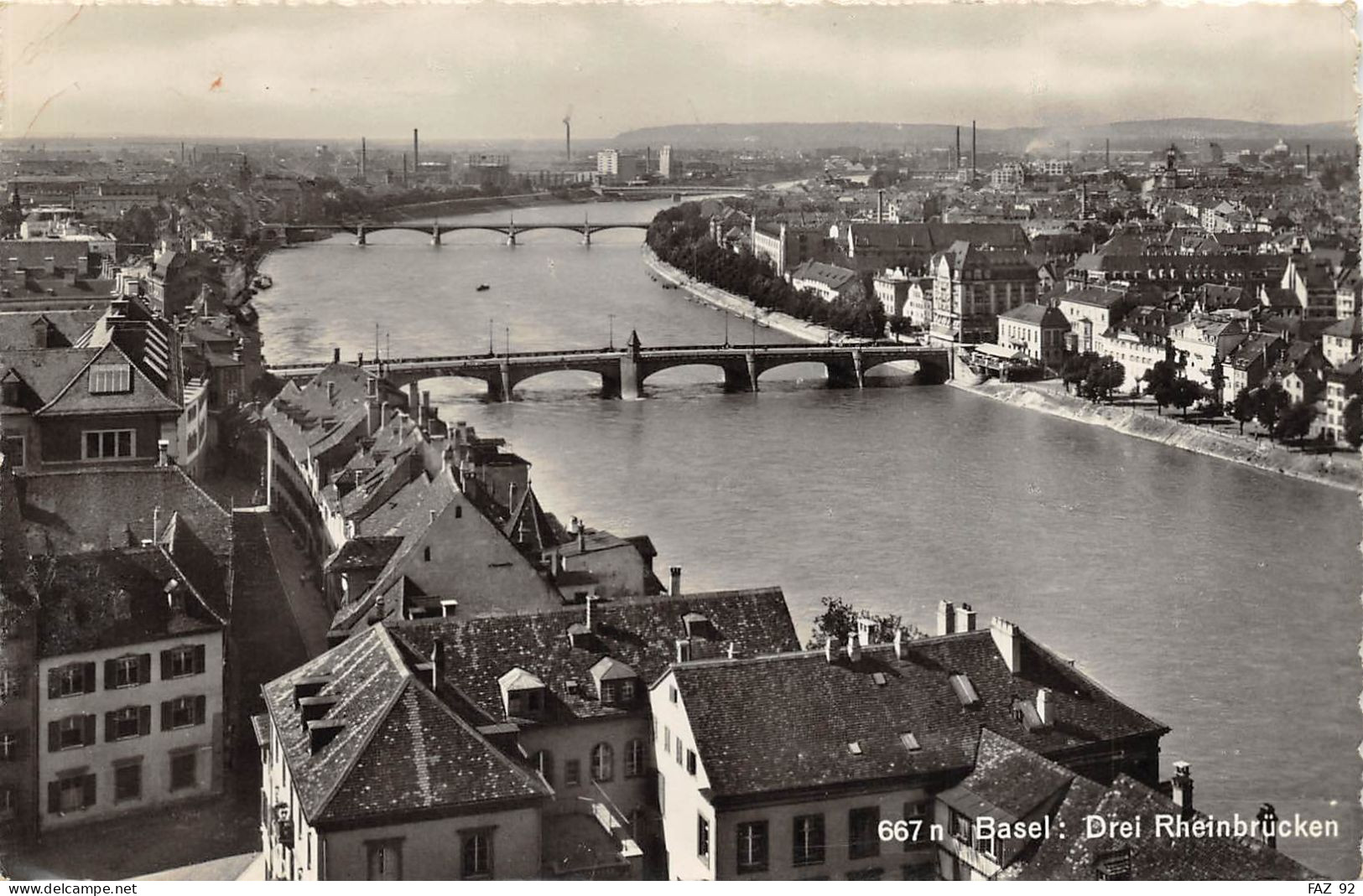 Basel - Drei Rheinbrücken - Basel
