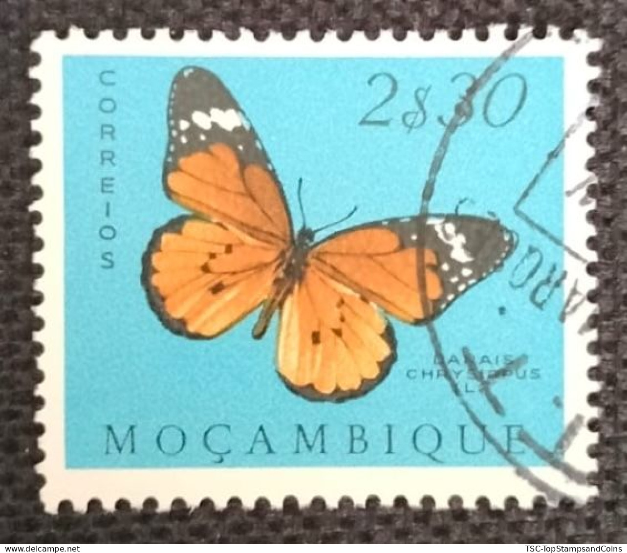 MOZPO0398UA - Mozambique Butterflies  - 2$30 Used Stamp - Mozambique - 1953 - Mozambique