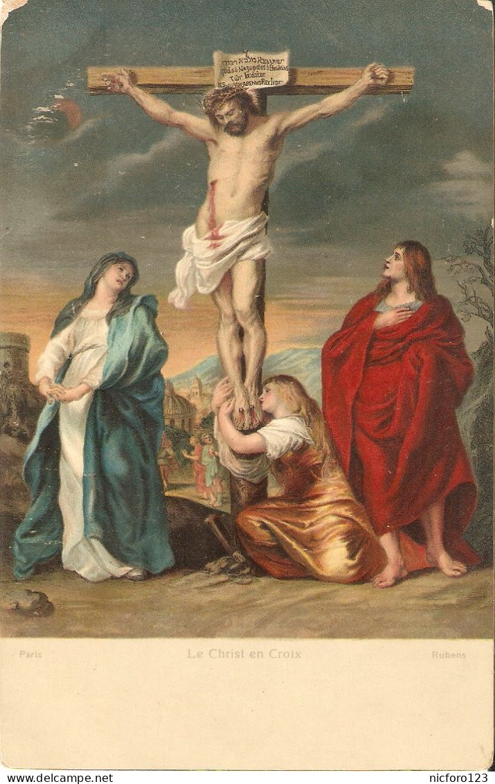 Rubens, Le Christ En Croix" Fine Art, Painting, Stengel Postcard # 29889 - Peintures & Tableaux