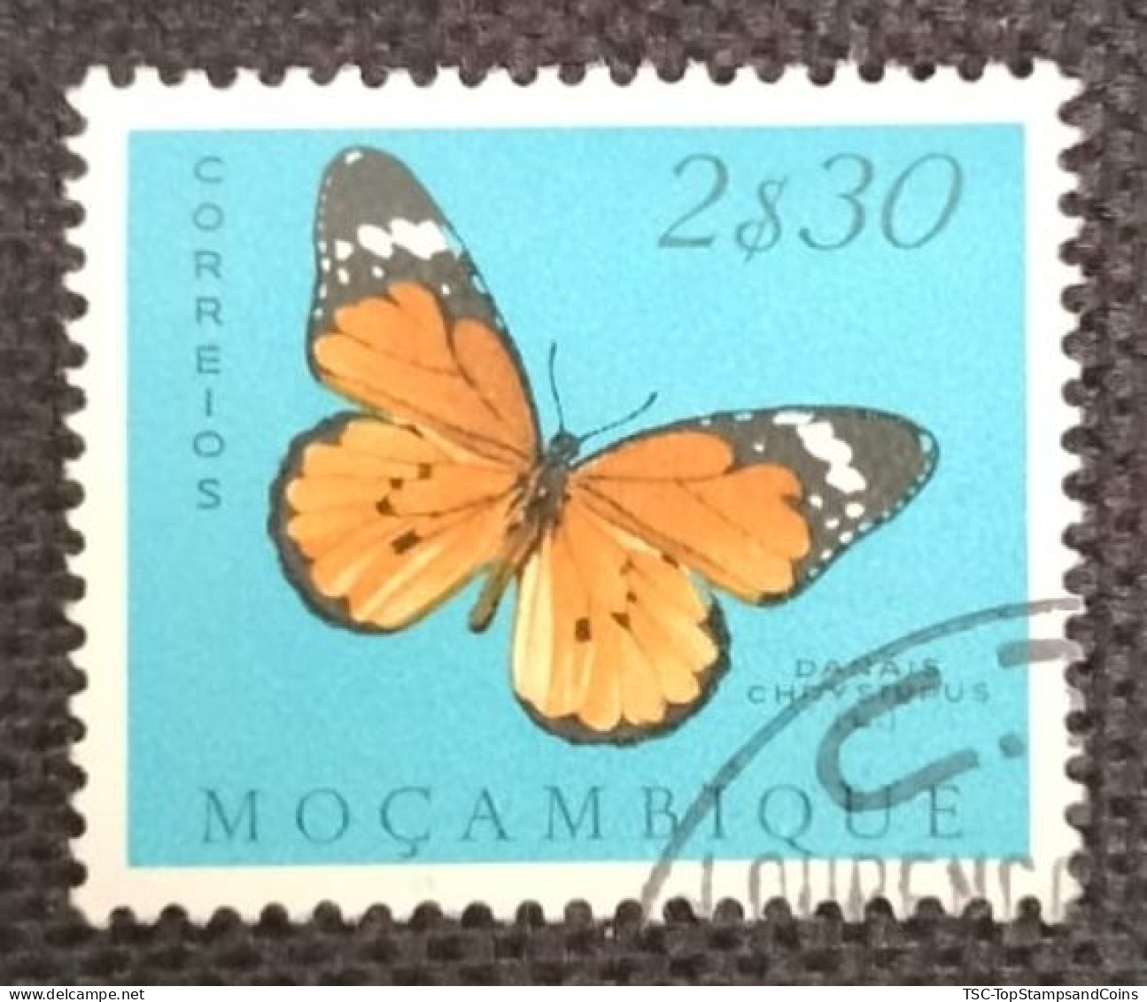 MOZPO0398UD - Mozambique Butterflies  - 2$30 Used Stamp - Mozambique - 1953 - Mozambique