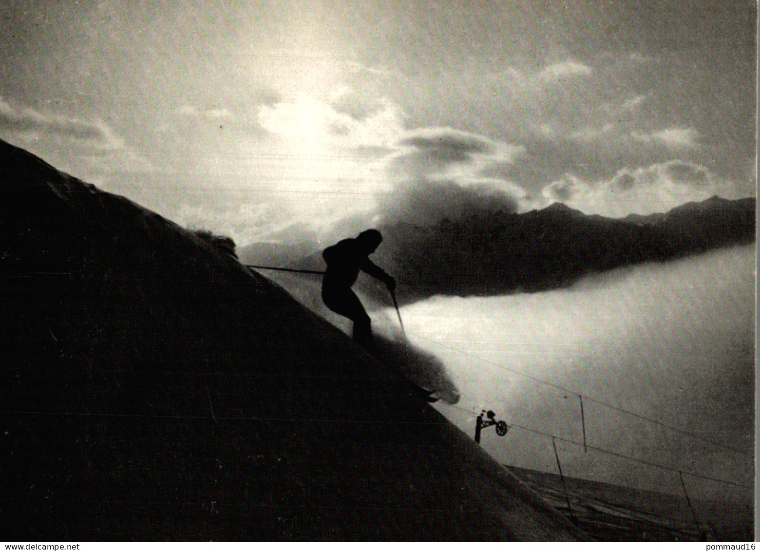 CPM Descente D'un Skieur - Wintersport