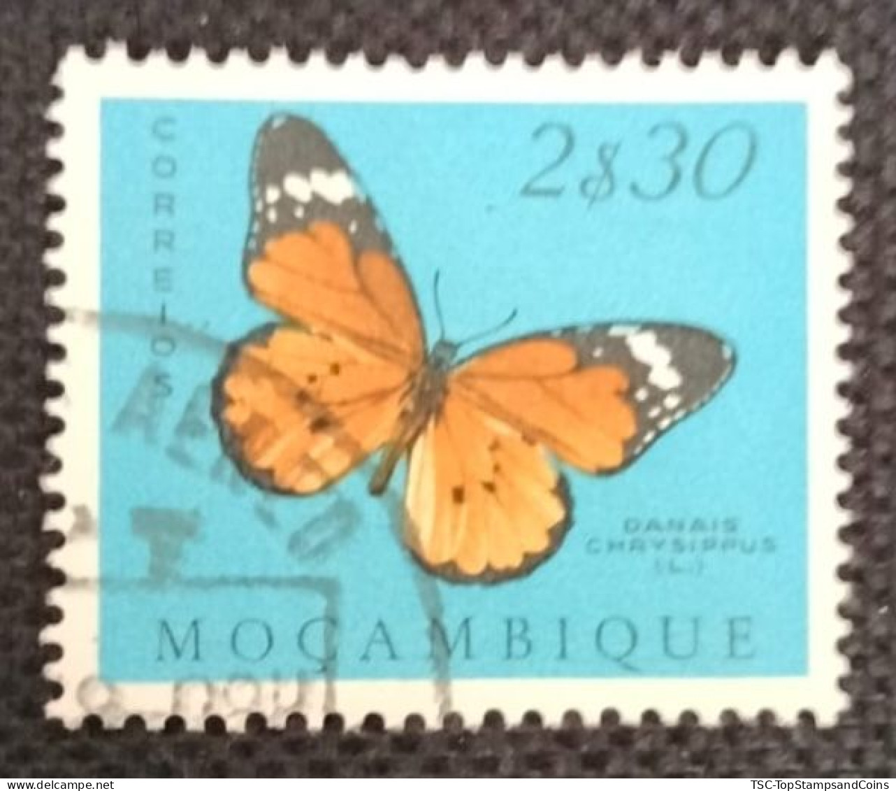 MOZPO0398UE - Mozambique Butterflies  - 2$30 Used Stamp - Mozambique - 1953 - Mozambique