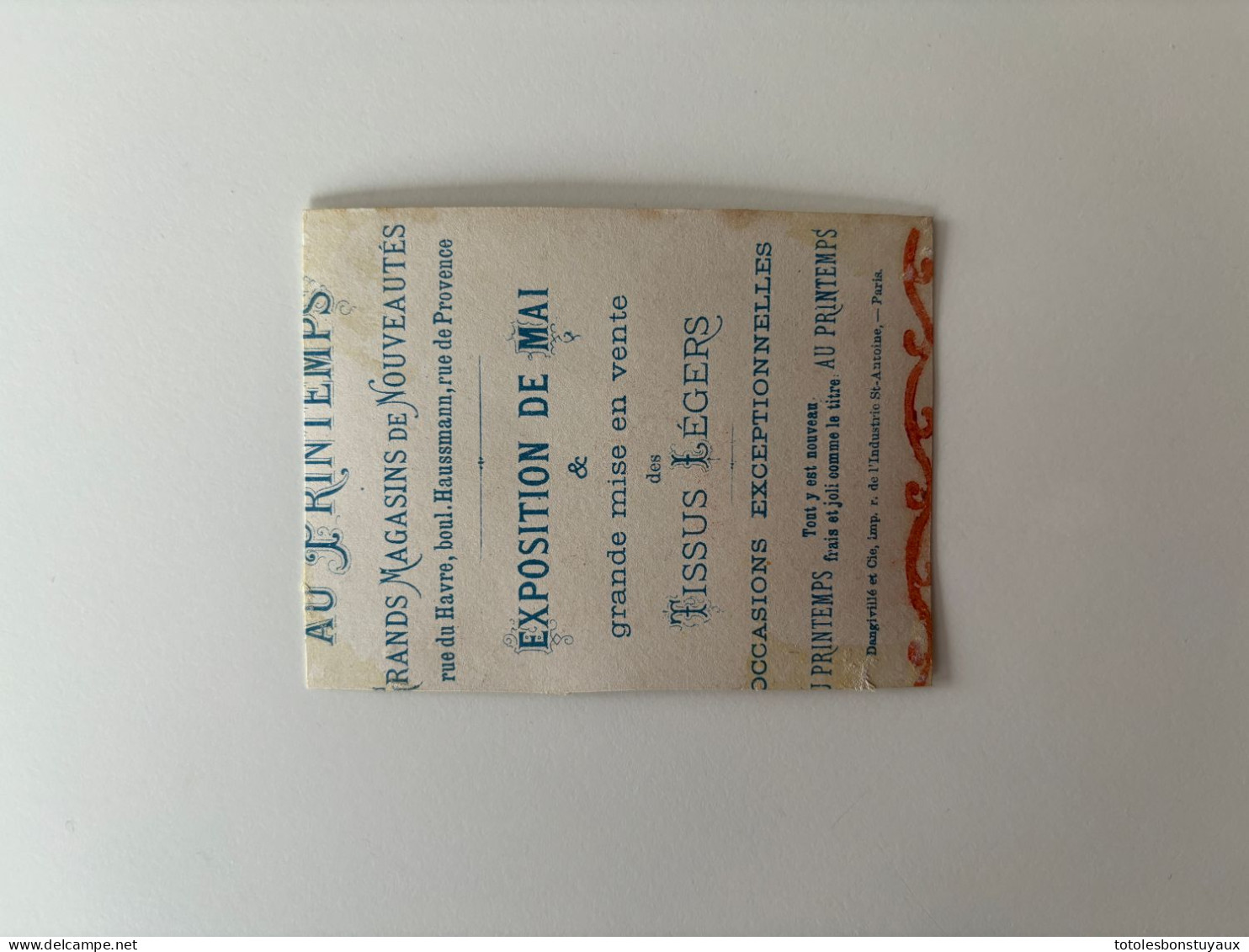 Ticket De Chaise Au Printemps Imp Dangiville Bon De Chaise Pêcheur à La Ligne Canne à Pêche Rivière Femme Tablier - Autres & Non Classés