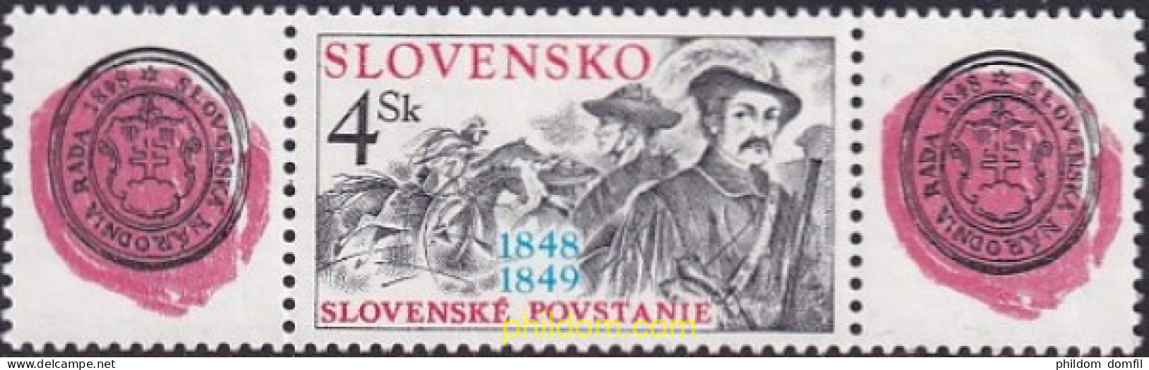 728152 MNH ESLOVAQUIA 1998 150 ANIVERSARIO DE LA INSERRUCCION SLOVACA DE 1848 - Neufs