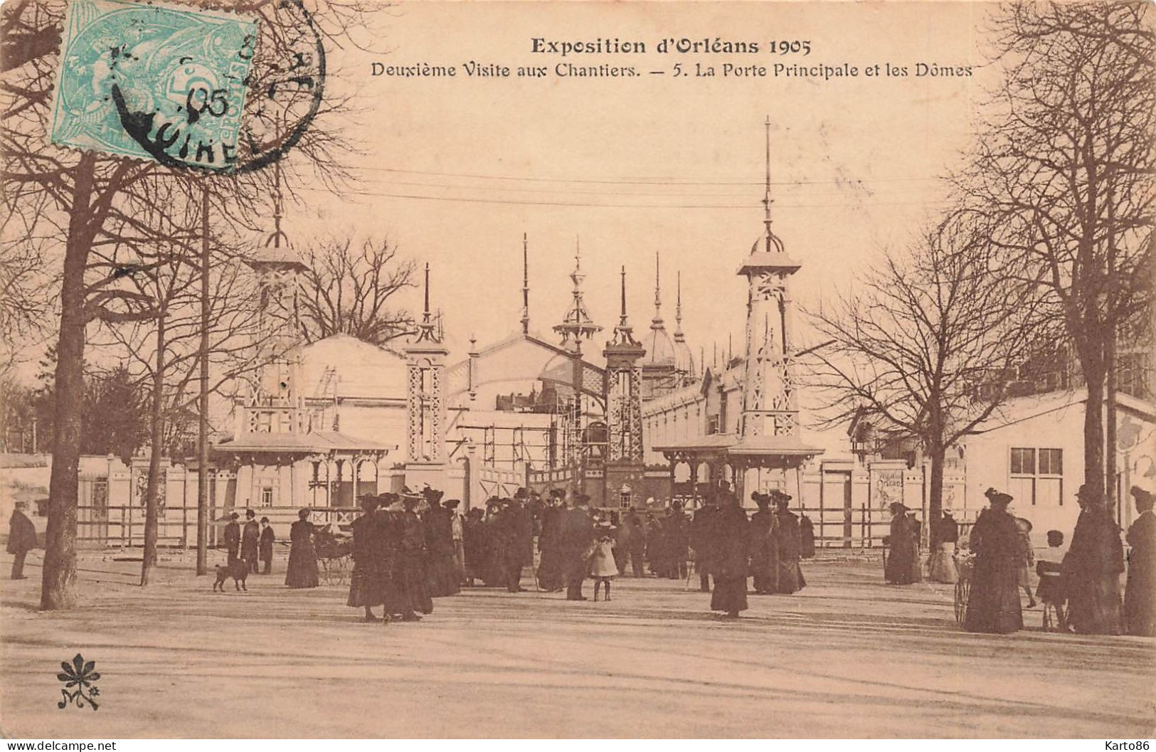 Orléans * 5 Cpa * Exposition De La Ville 1905 * Visite Aux Chantiers , Village Noir - Orleans