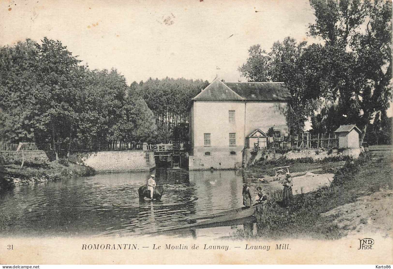 Romorantin * Le Moulin De Launay * Minoterie * Abreuvoir - Romorantin