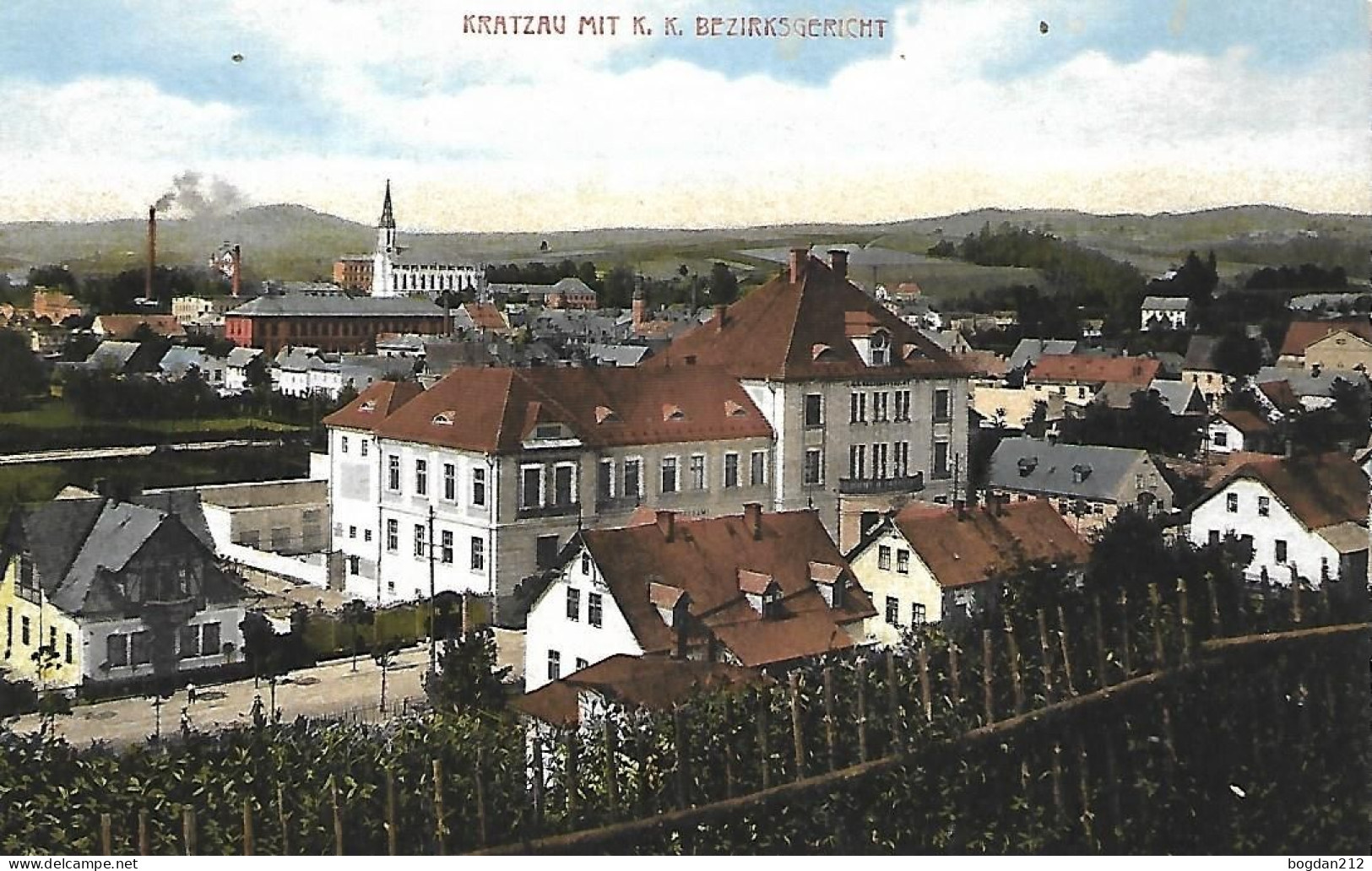 1917 - CHRASTAVA  Kratzau , Gute Zustand,  2 Scan - Tschechische Republik