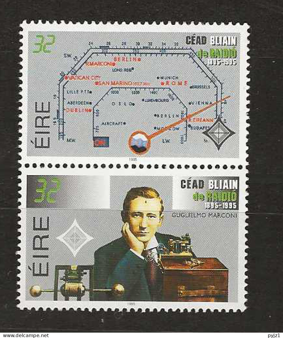 1995 MNH Ireland, Michel 903-04 Postfris** - Unused Stamps