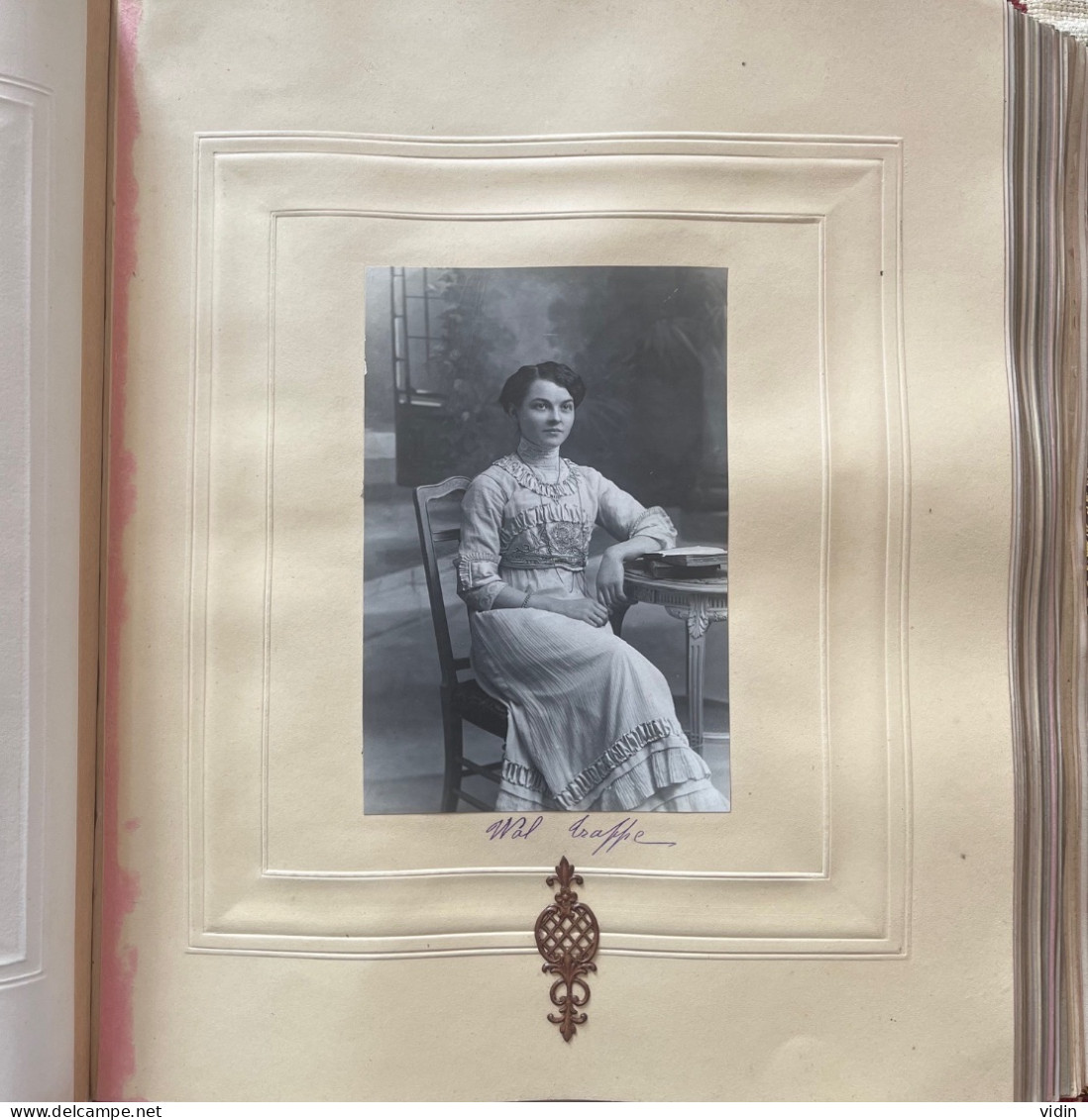 Superbe album cuir 1900 photos famille DESNAUX - RARE EN CET ETAT