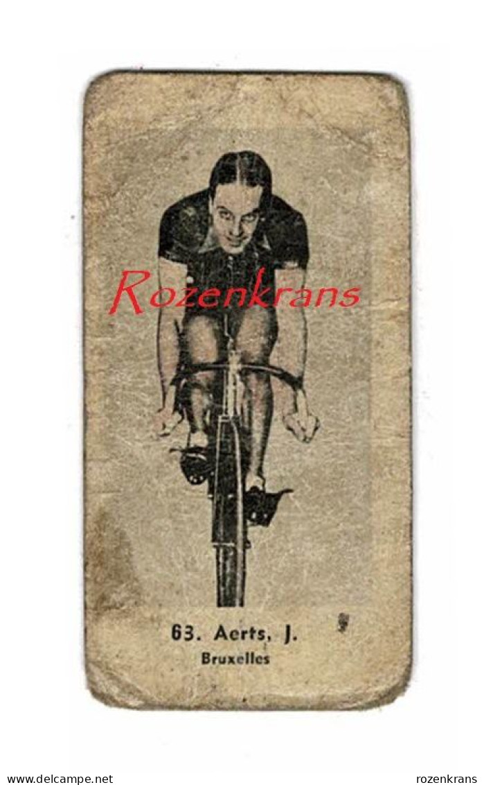 Chromo Belgisch Wielrenner Coureur Cycliste Belge Cycling Jean Aerts (⁰ Laken ⴕ Brugge ?) Wereldkampioen 1935 - Ciclismo