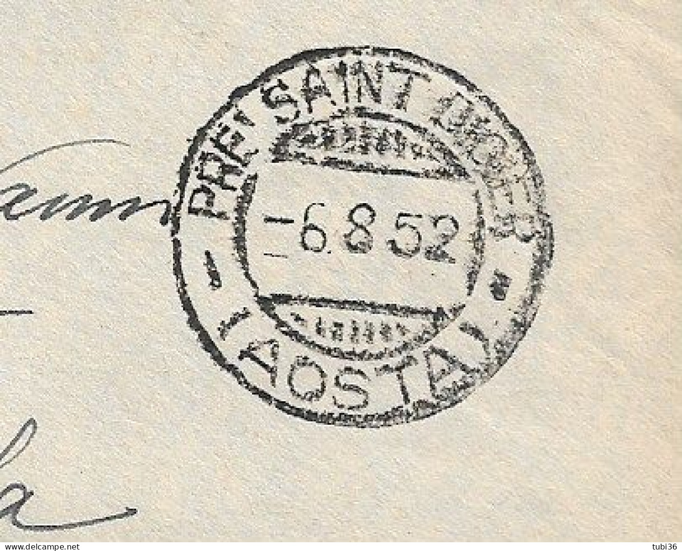 LAVORO (r) £.5+10+10, In Tariffa Lettera 1° Porto,1952,TIMBRO POSTE PRE' SAINT DIDIER (AOSTA) - ALBERGO VILLA PLASSIER - 1946-60: Poststempel