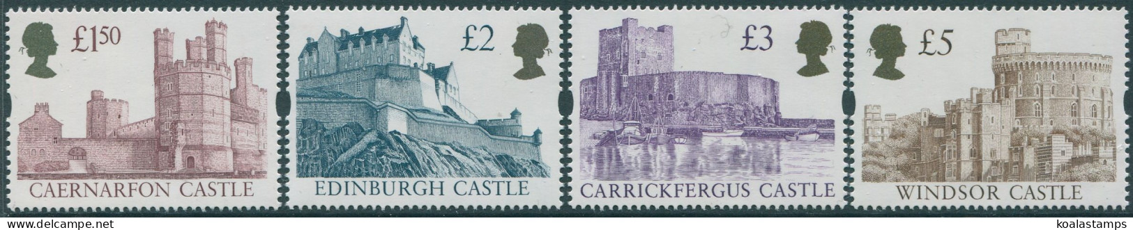 Great Britain 1992 SG1612-1614 Castles (4) MNH - Unclassified