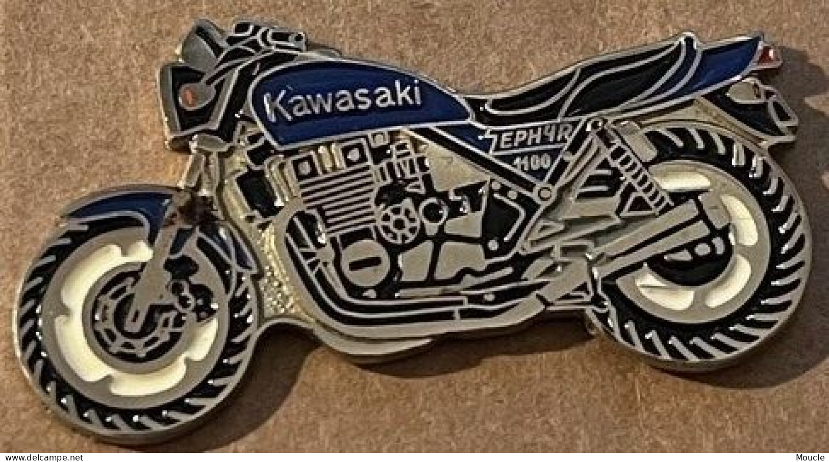 MOTO - KAWASAKI BLEU - BLUE - ZEPHYR - MOTORBIKE - MOTORRAD -      (20) - Motorräder